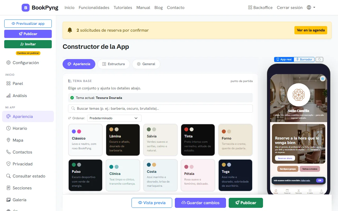 El Constructor de la App.